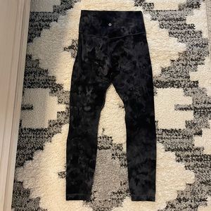 Diamond dye Lulumeon leggings 6 (25” inseam)